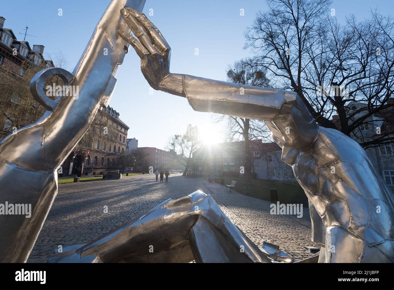 Monument to the Defenders of the Polish Post Office to memorize Defence of the Polish Post