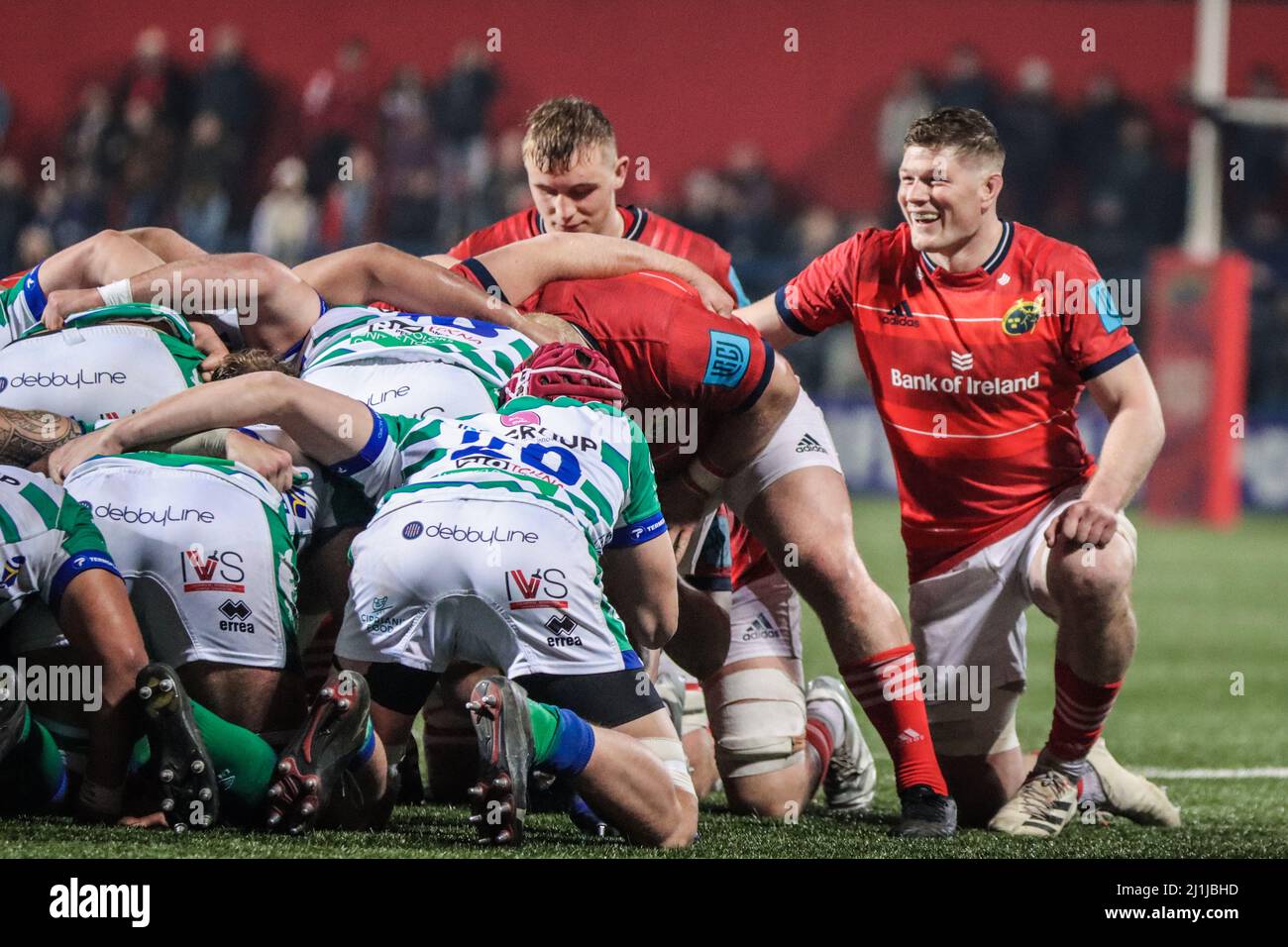 volwassen zingen Tegenslag 25 March, 2022, Cork, Ireland - Jack O'Donoghue at the United Rugby  Championship match between Munster (51) and Benetton (22 Stock Photo - Alamy