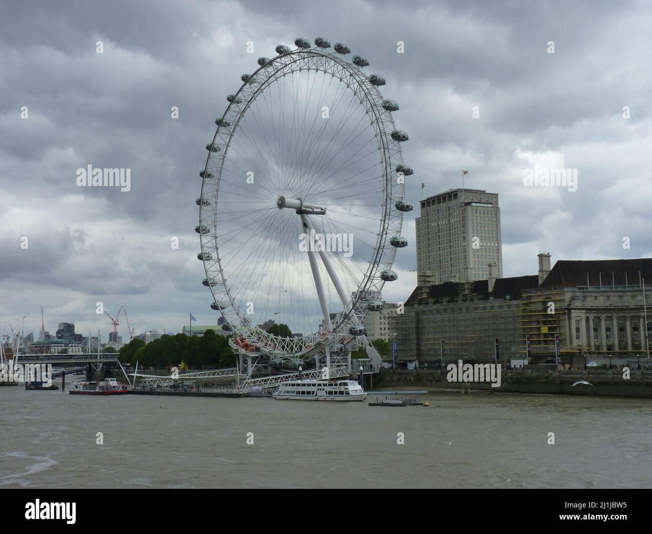 London with its iconic buildings and representative objects Stock Photo