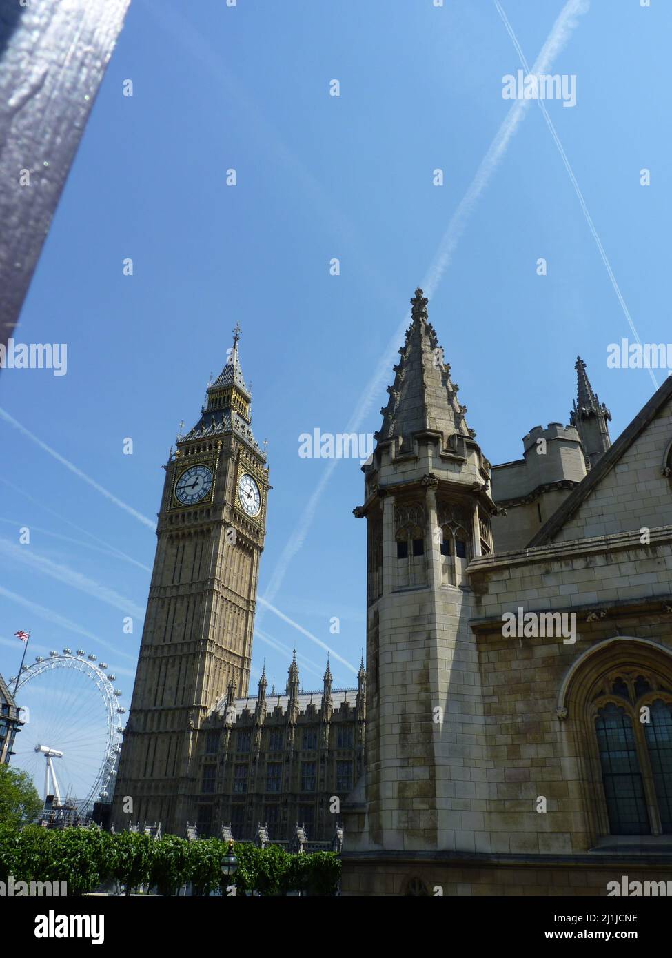 London with its iconic buildings and representative objects Stock Photo