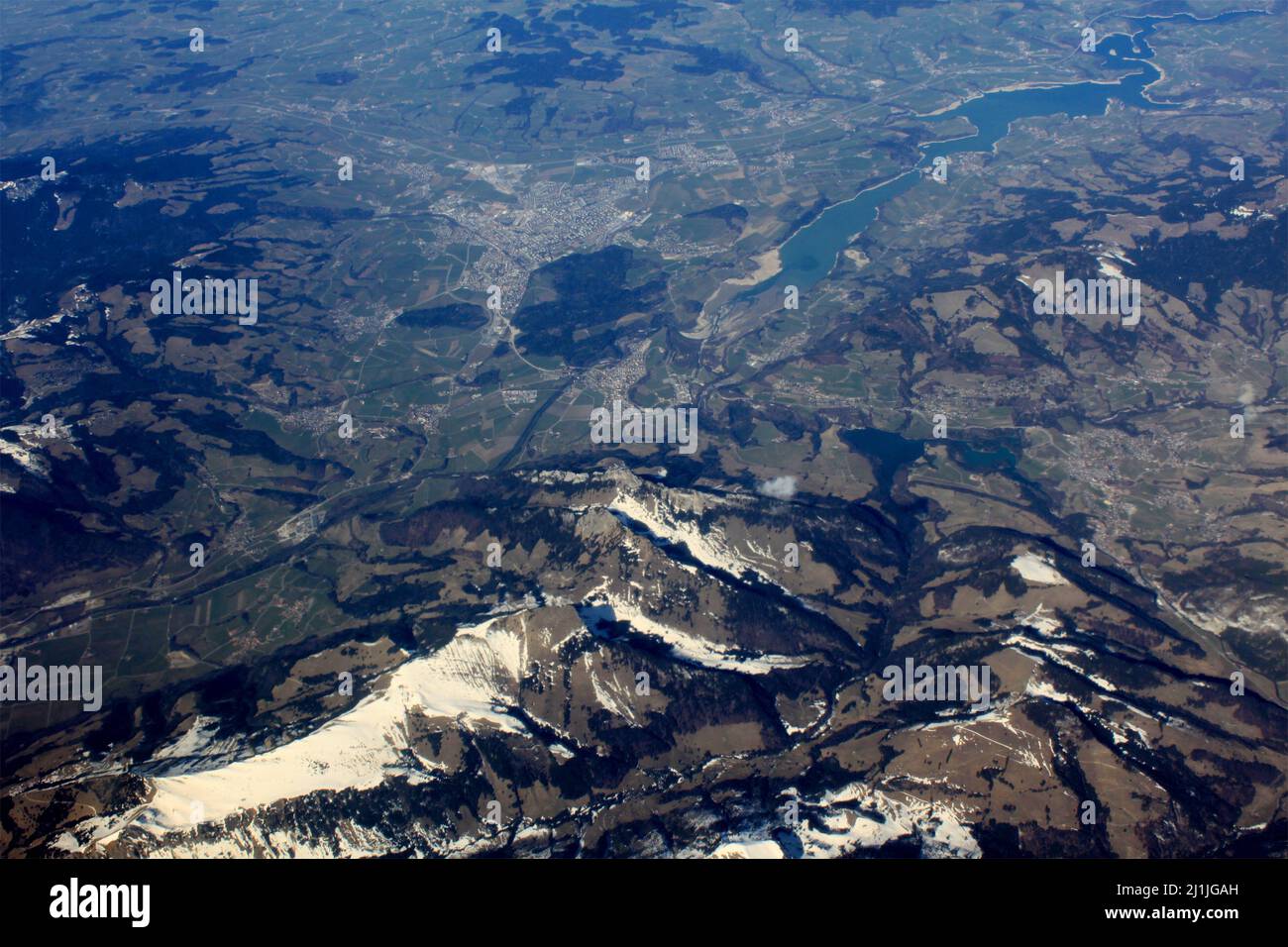 Luftansicht Bodensee Stock Photo