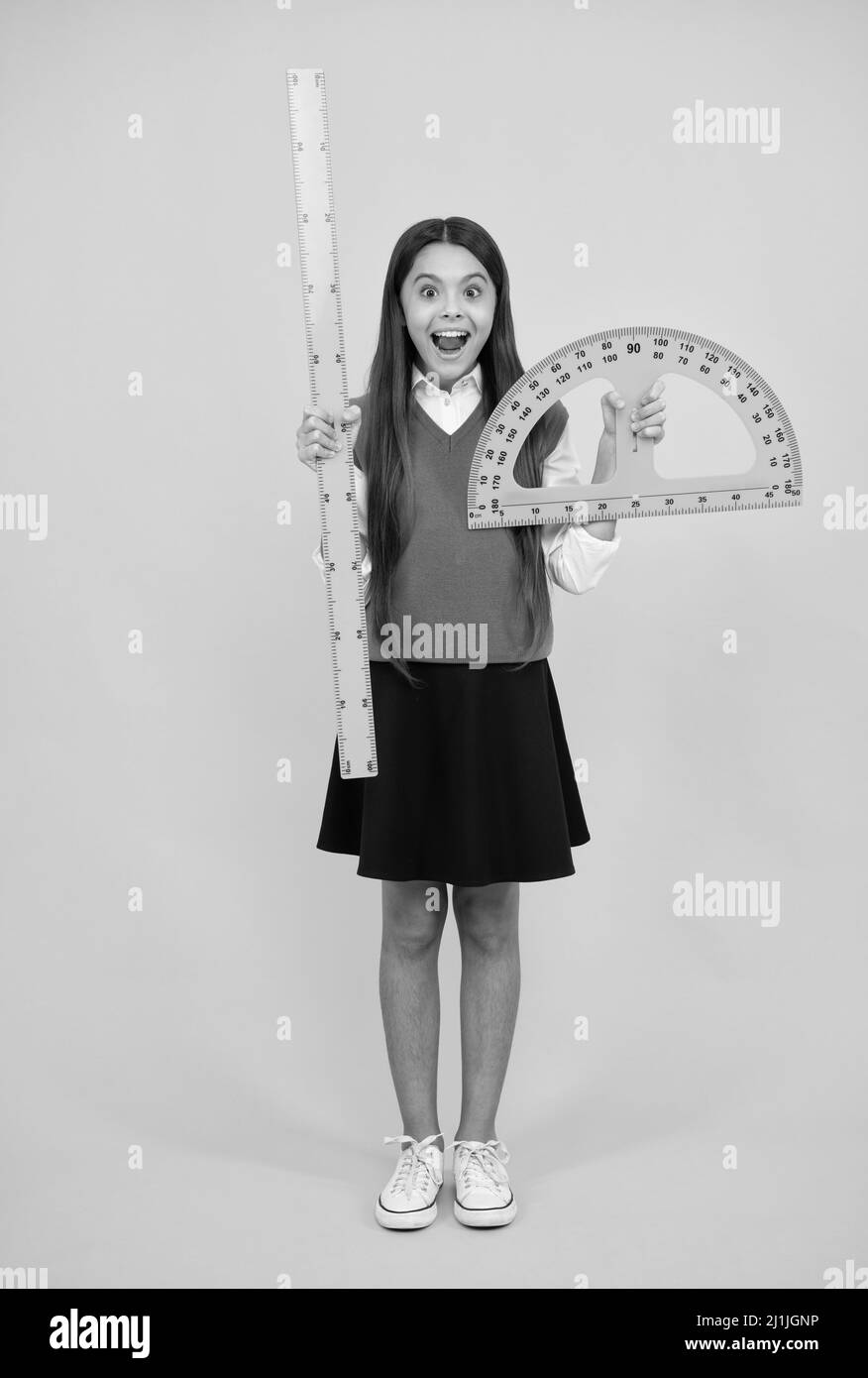 Math graphic tools. kid study math. stem disciplines. concept of ...