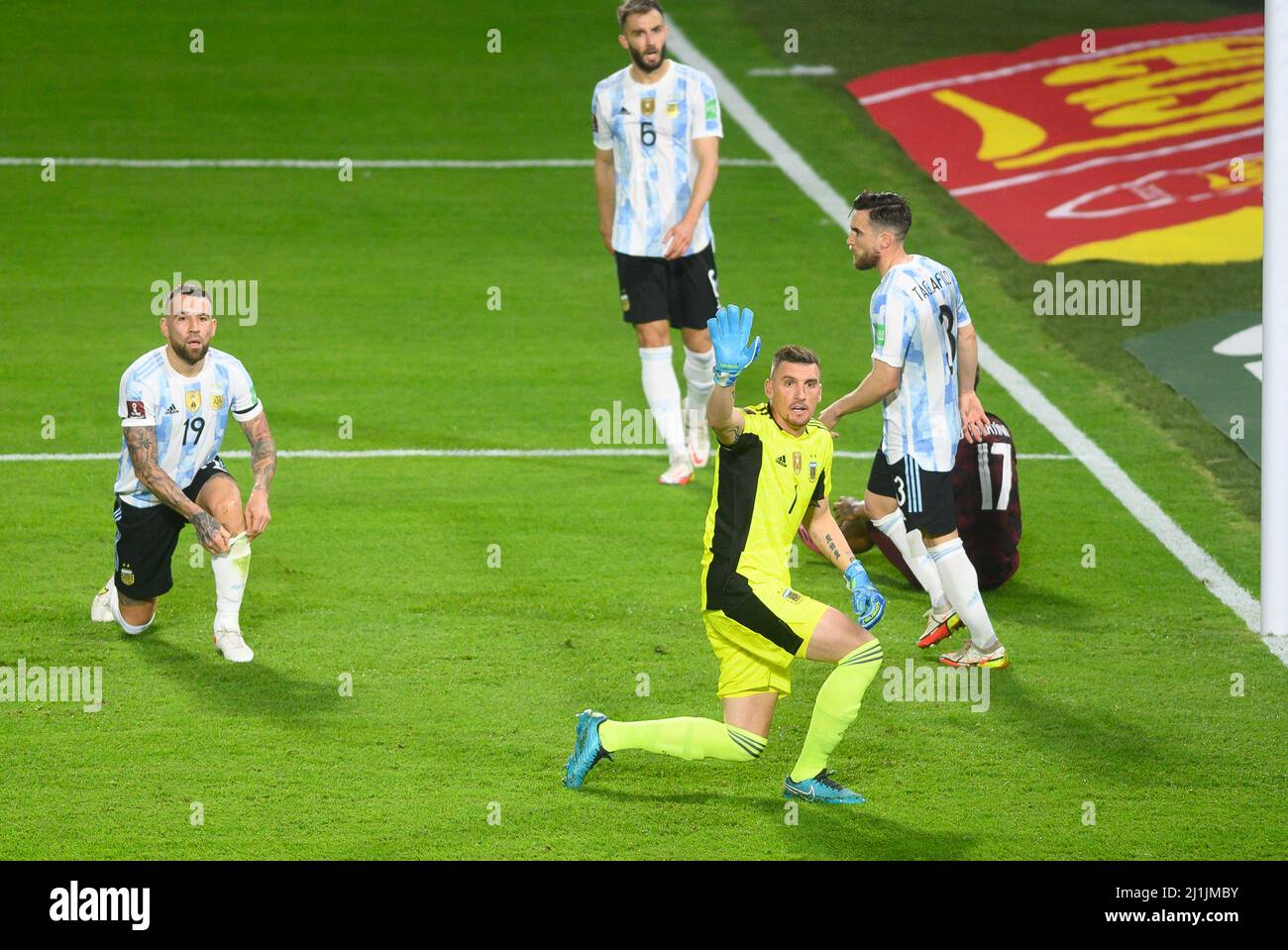 Buenos Aires, Argentina. 25th Mar, 2022. Franco Armani goalkeeper of  Argentina seen during the FIFA World Cup Qatar 2022 qualification match  between Argentina and Venezuela at Estadio Alberto J. Armando. Final score;