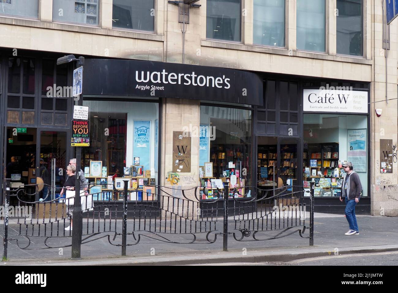 Waterstones book shop, Argyll Street,Glasgow,Scotland,UK Stock Photo