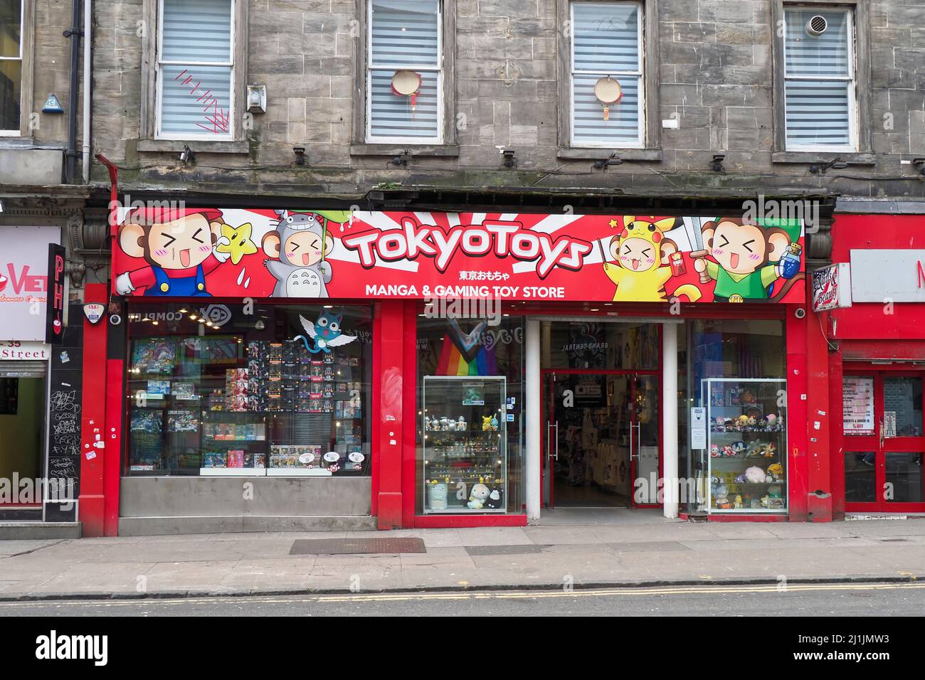Tokyo Toys, manga and gaming toy shop, Union Street, Glasgow,Scotland