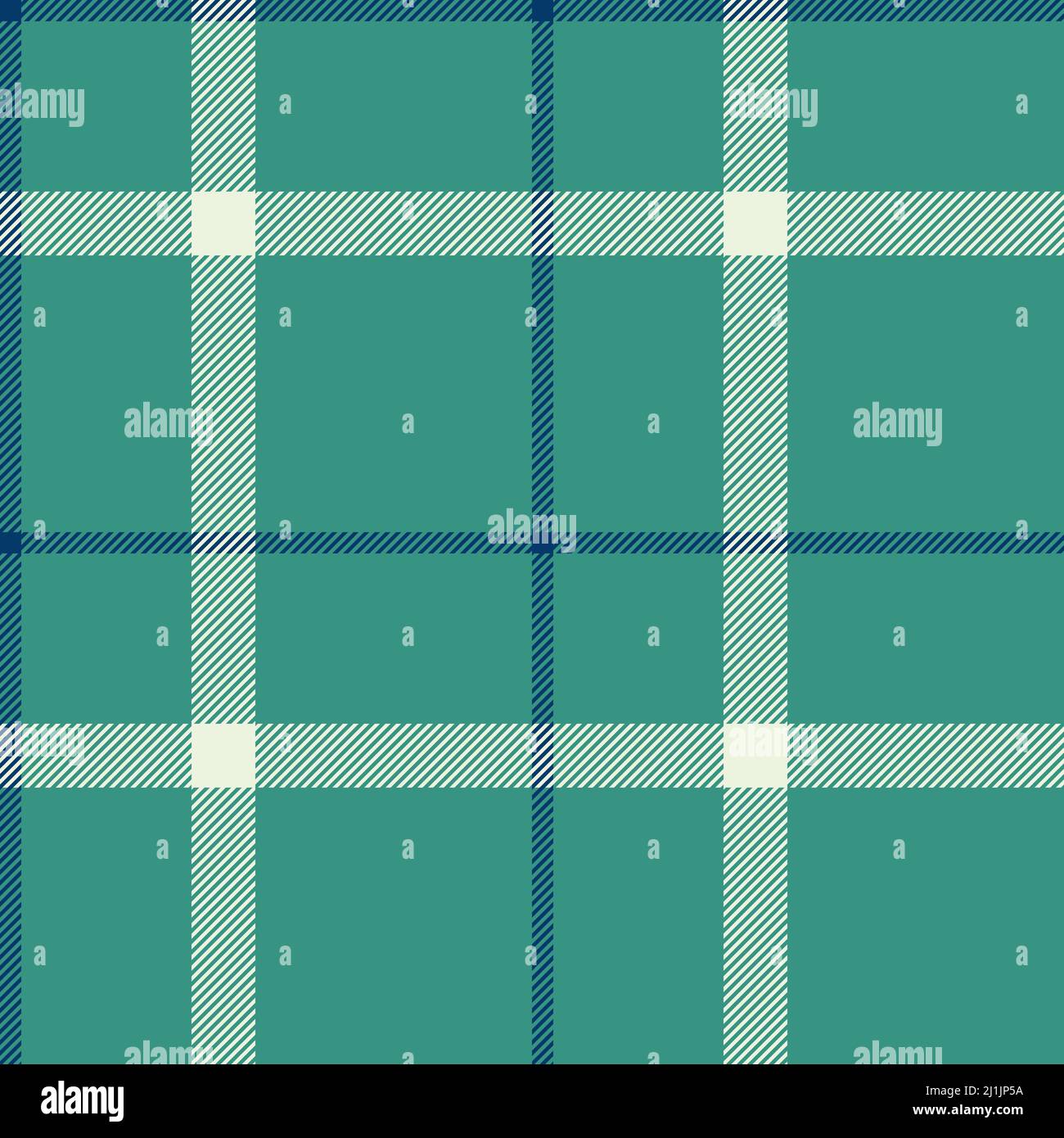 Plaid seamless pattern in green. Check fabric texture. Vector textile ...