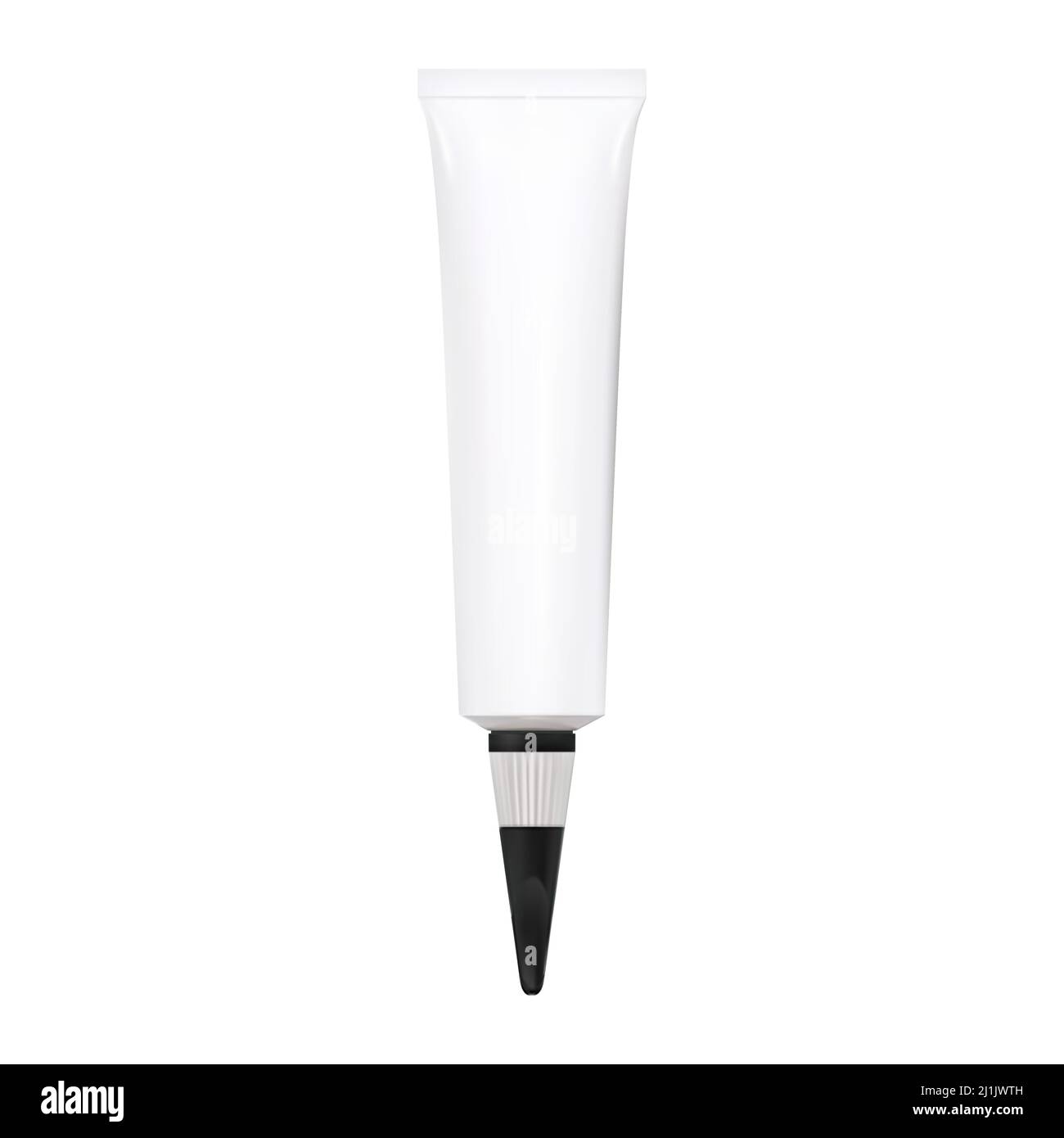 Super glue tube mockup. Medical lip ointment tube, quick fix gel