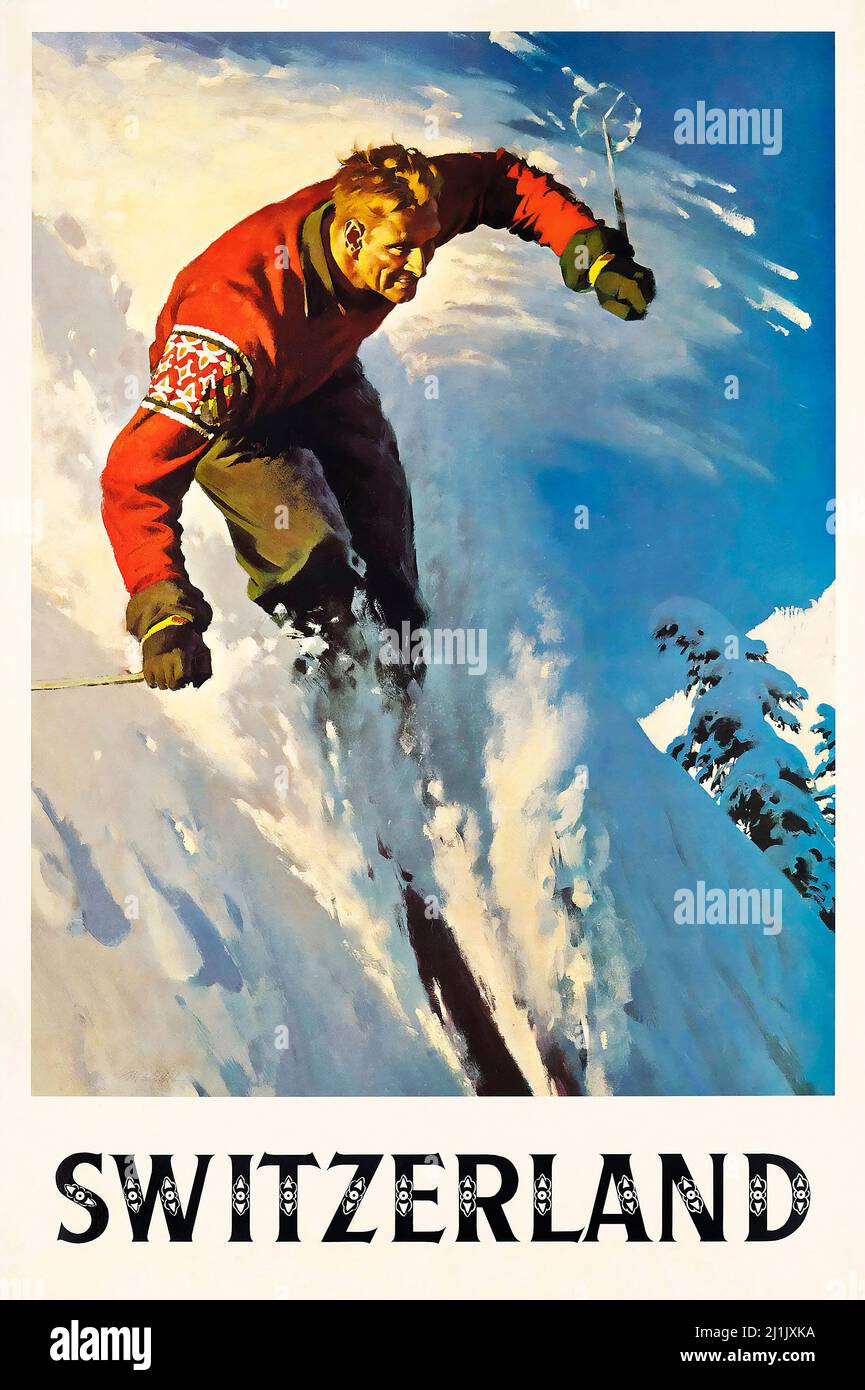 COLORADO SKIING SNOWBOARD SKI JUMPING WINTER SPORT TRAVEL VINTAGE POSTER REPRO 