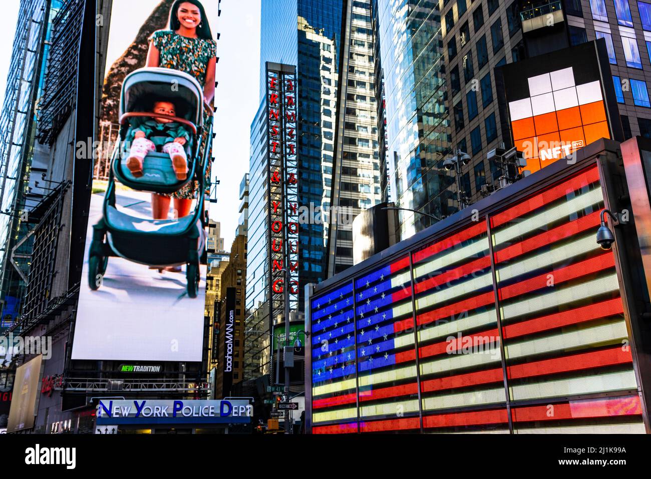 Big digital american flag hi res stock photography and images Alamy