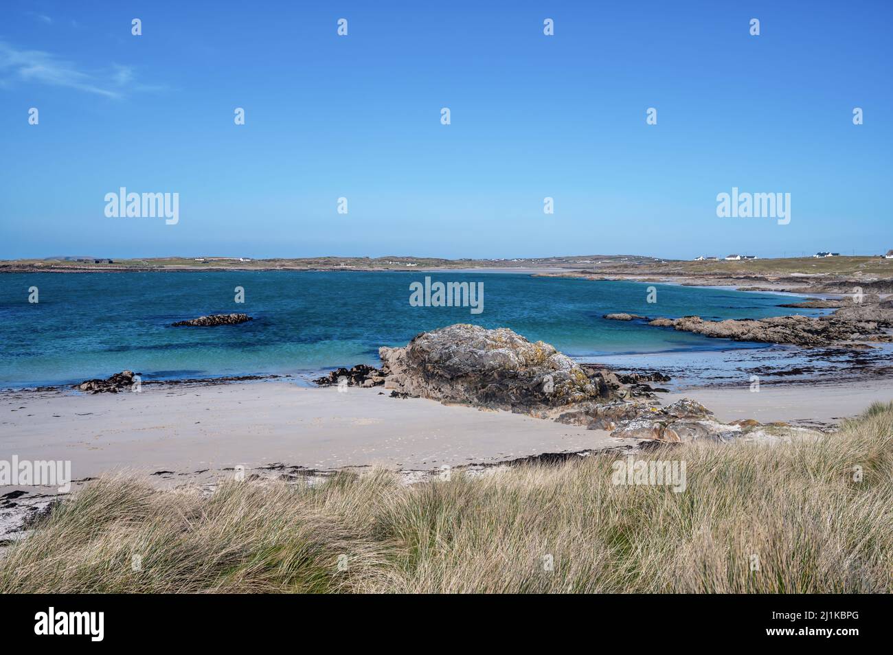 White sandy beach in county Galway Ireland Stock Photo Alamy