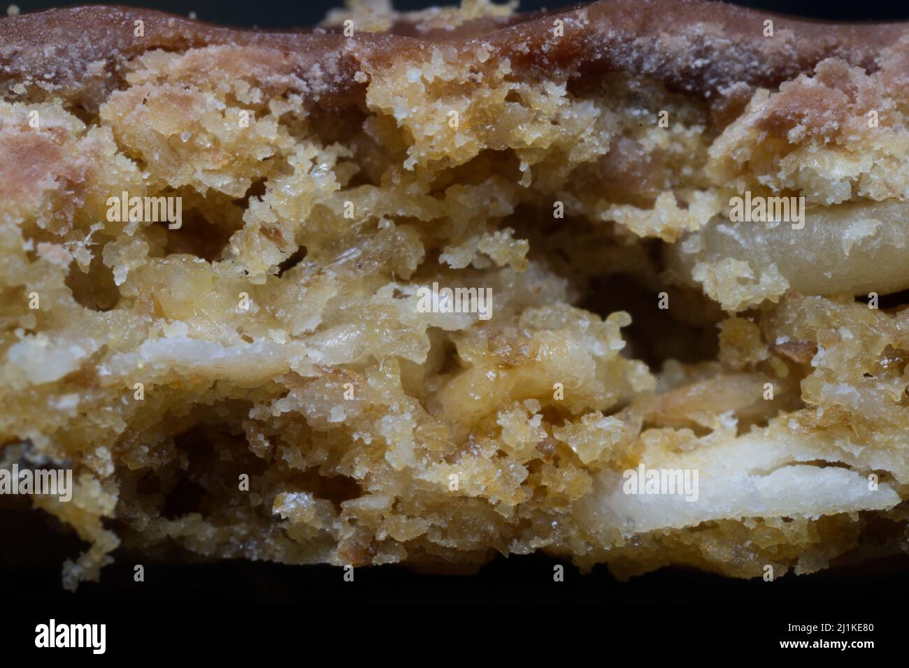 ultra macro of a milk chocolate hobnob 3.5x Stock Photo Alamy
