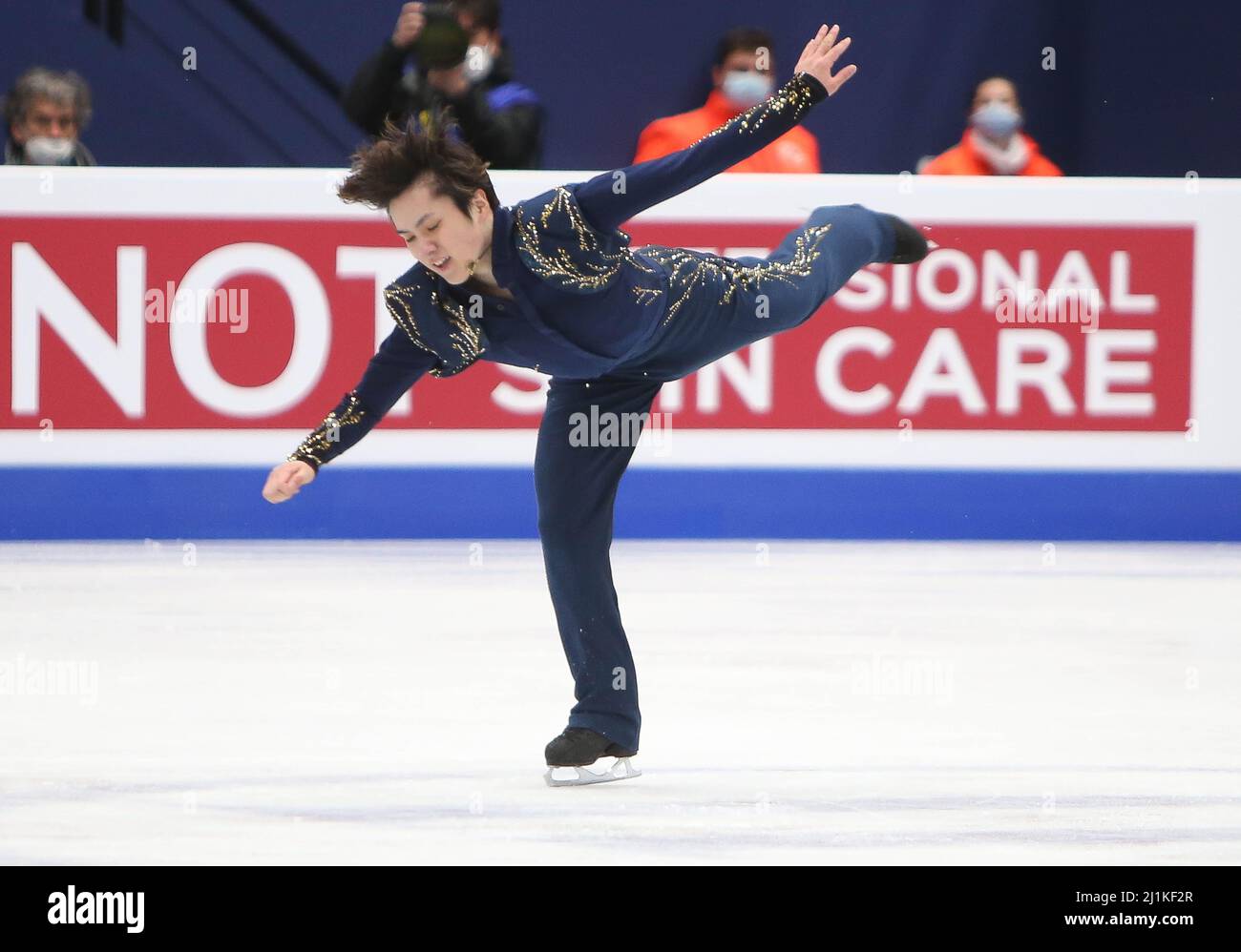 Shoma Uno of Japan during the ISU World Figure Skating Championships