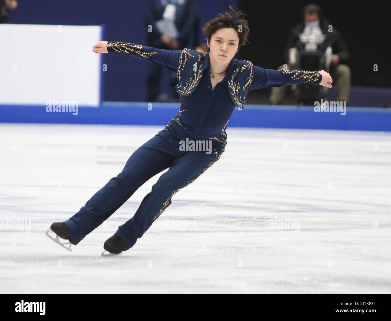 Shoma Uno of Japan during the ISU World Figure Skating Championships