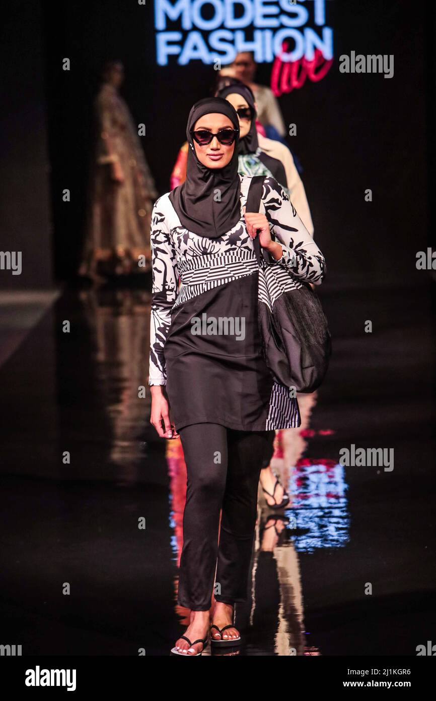 Muslim fashion show london excel hires stock photography and images