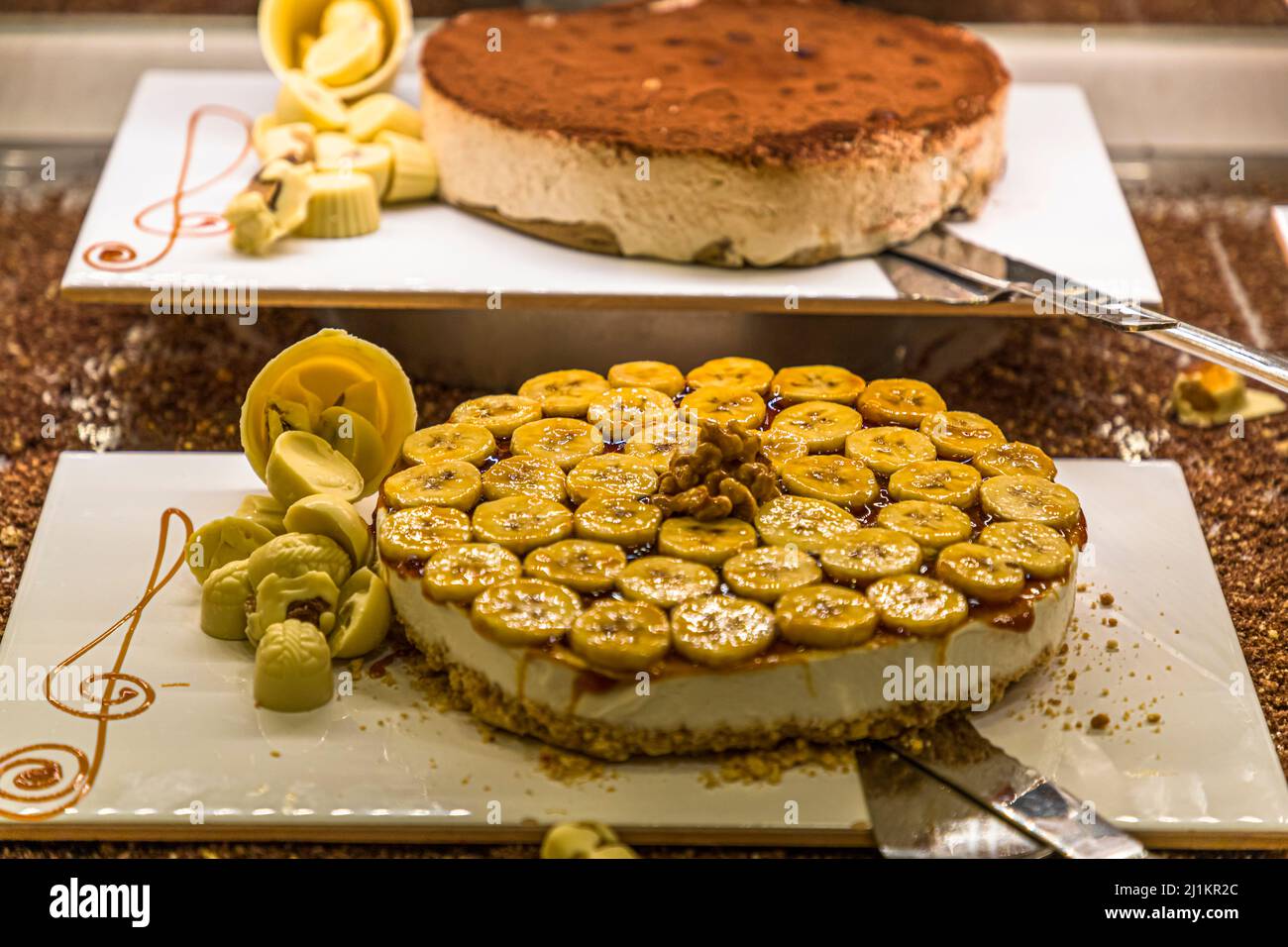 Turkish desserts. Turkish Republic of Northern Cyprus (TRNC) Stock Photo