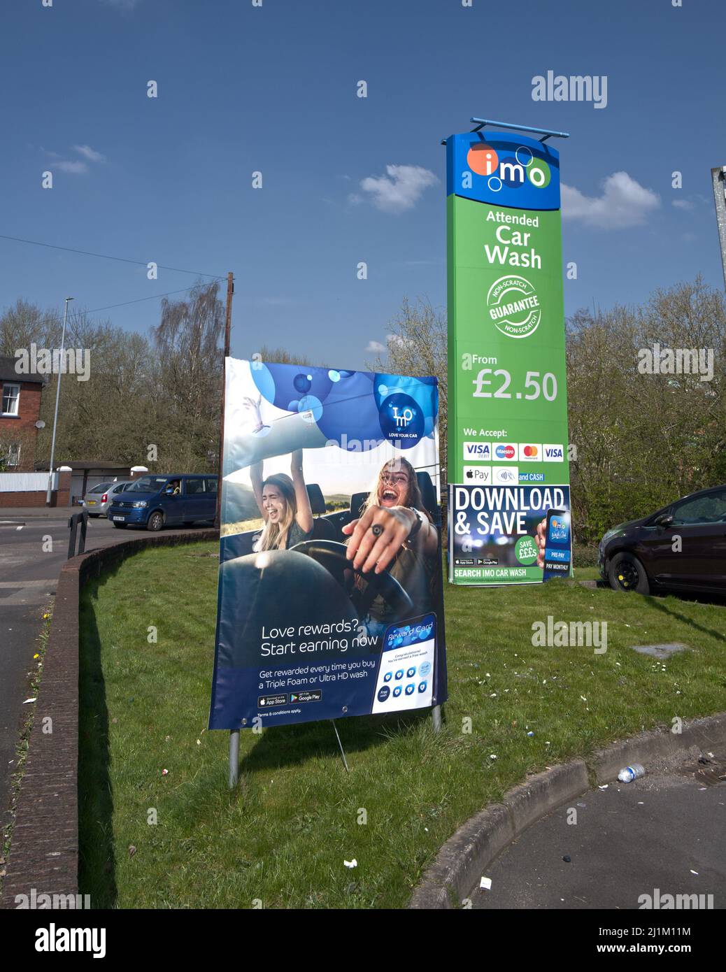 images of NewcastleunderLyme in Staffordshire including town centre Seabridge School, shops