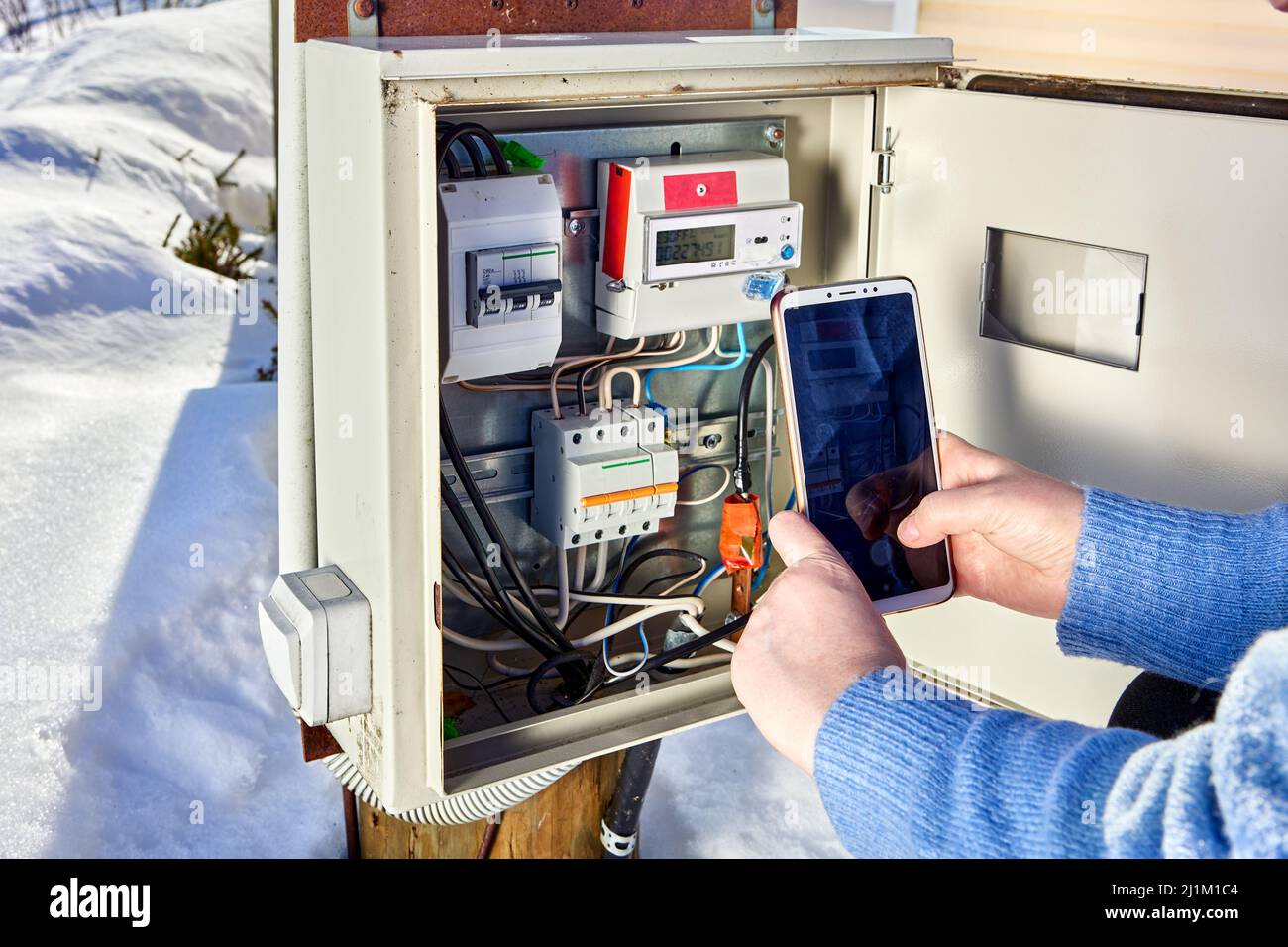 Electricity metering devices hires stock photography and images Alamy