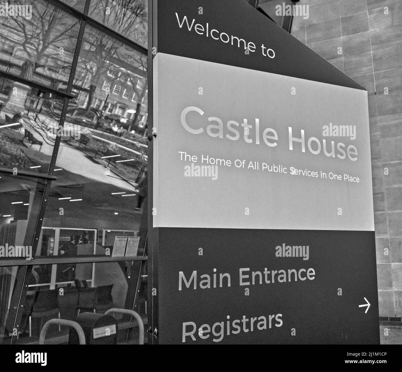 NewcastleunderLyme town in Staffordshire England Stock Photo Alamy