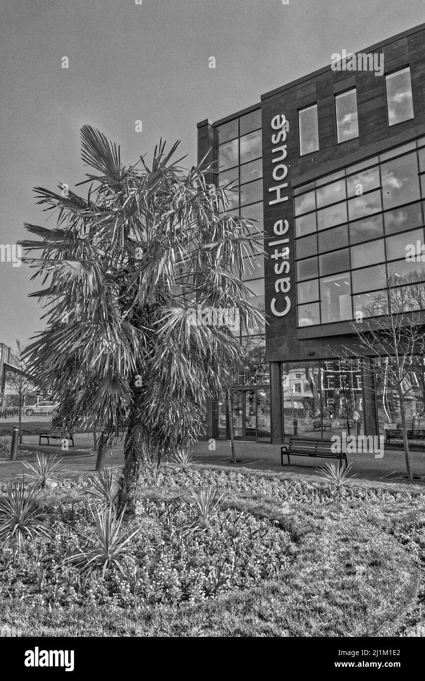 images of NewcastleunderLyme in Staffordshire including town centre