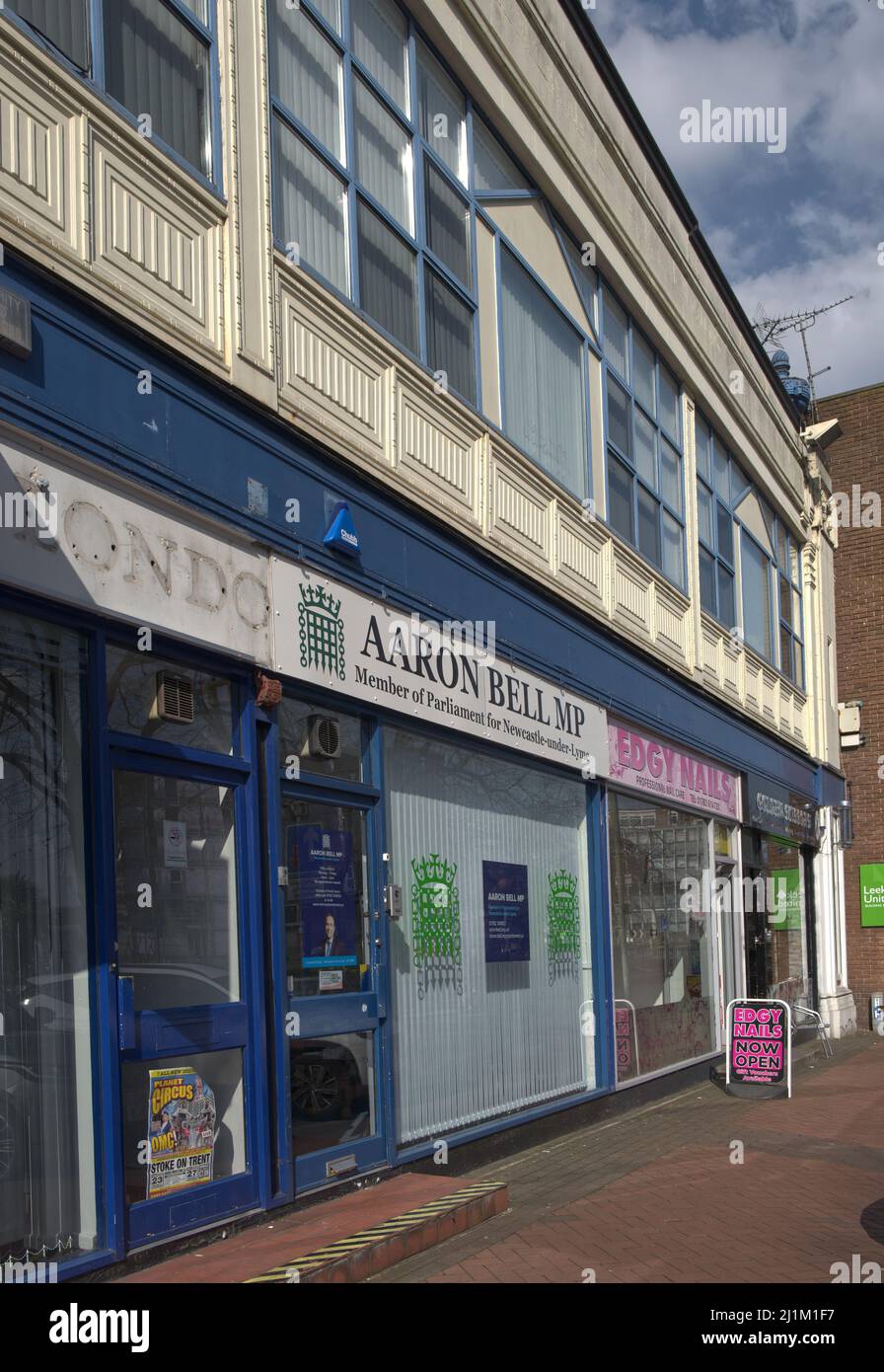 images of NewcastleunderLyme in Staffordshire including town centre