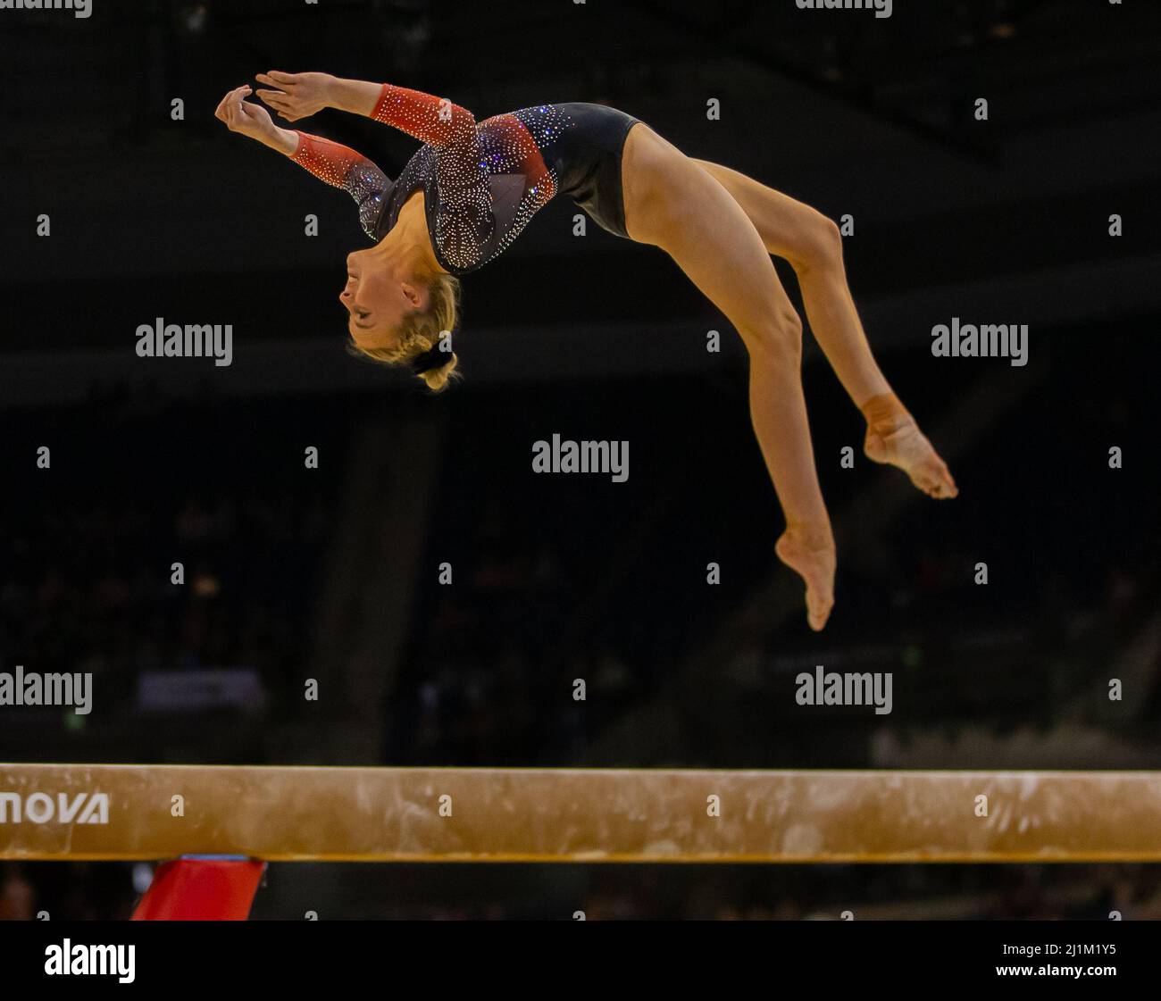 26th March 2022 ; M&S Arena, Liverpool, England; British Gymnastics