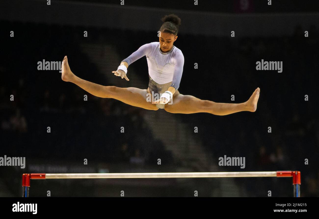 26th March 2022 ; M&S Arena, Liverpool, England; British Gymnastics