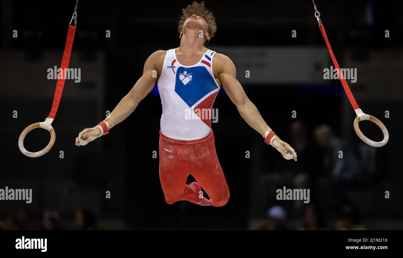 26th March 2022 ; M&S Arena, Liverpool, England; British Gymnastics