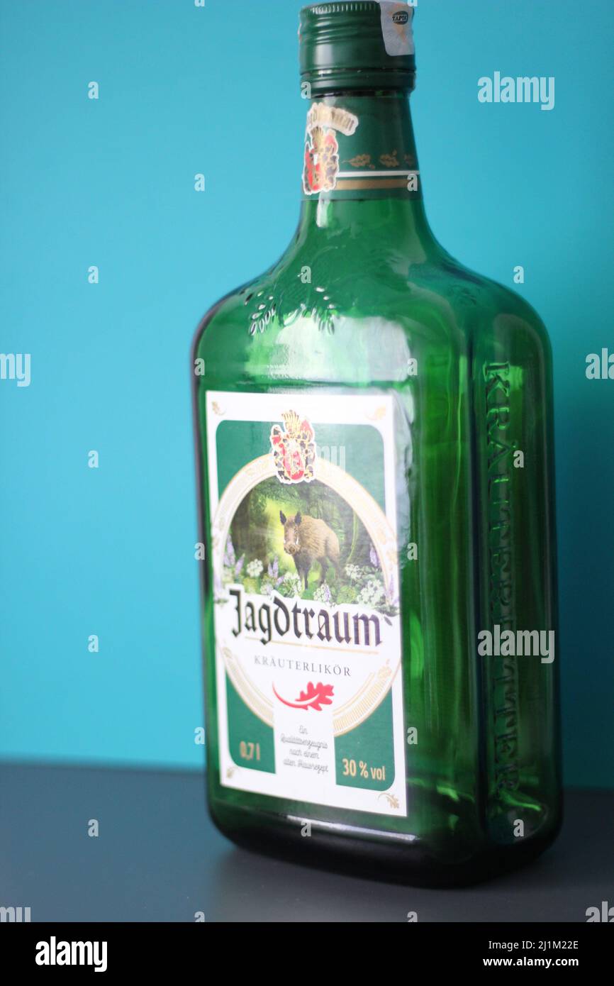 Popular Liquor Bottles In Green