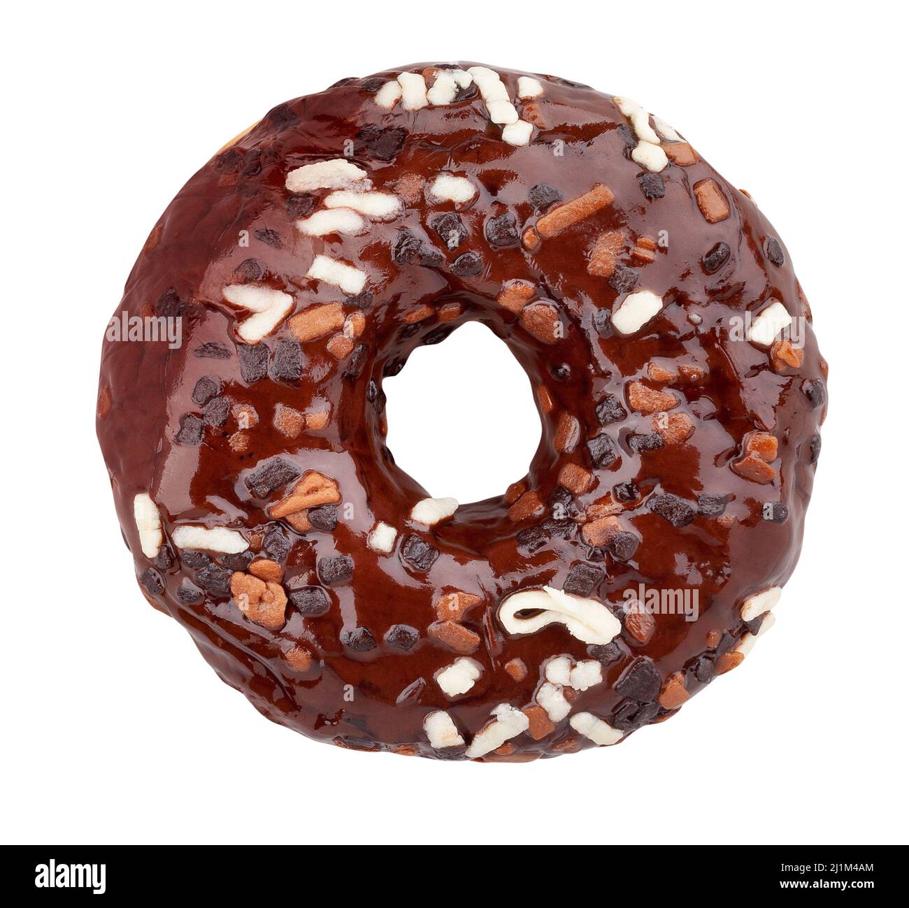 donut path isolated on white Stock Photo