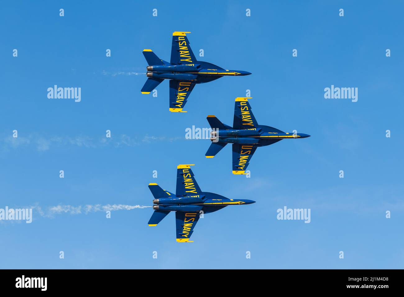 El Centro Airshow Navy Leap Frogs Stock Photo
