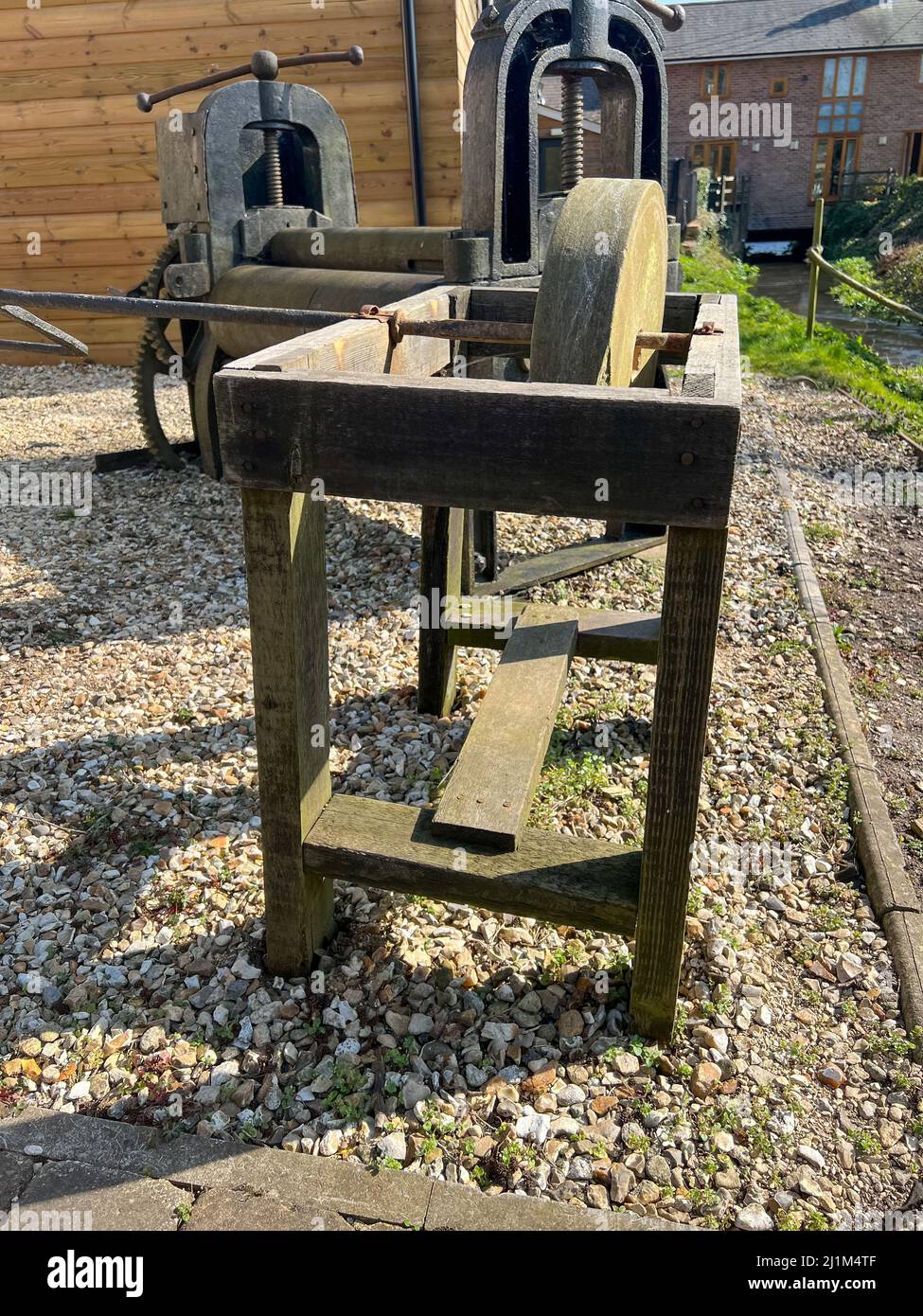 cast iron exhibits from the Victorain period, manufactured by Whatley Engineering in Pewsey Wilthsire Stock Photo