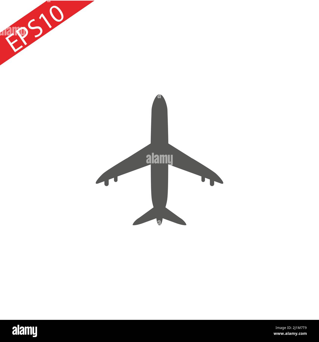 airplane icon on white background , vector, flat eps Stock Vector Image ...