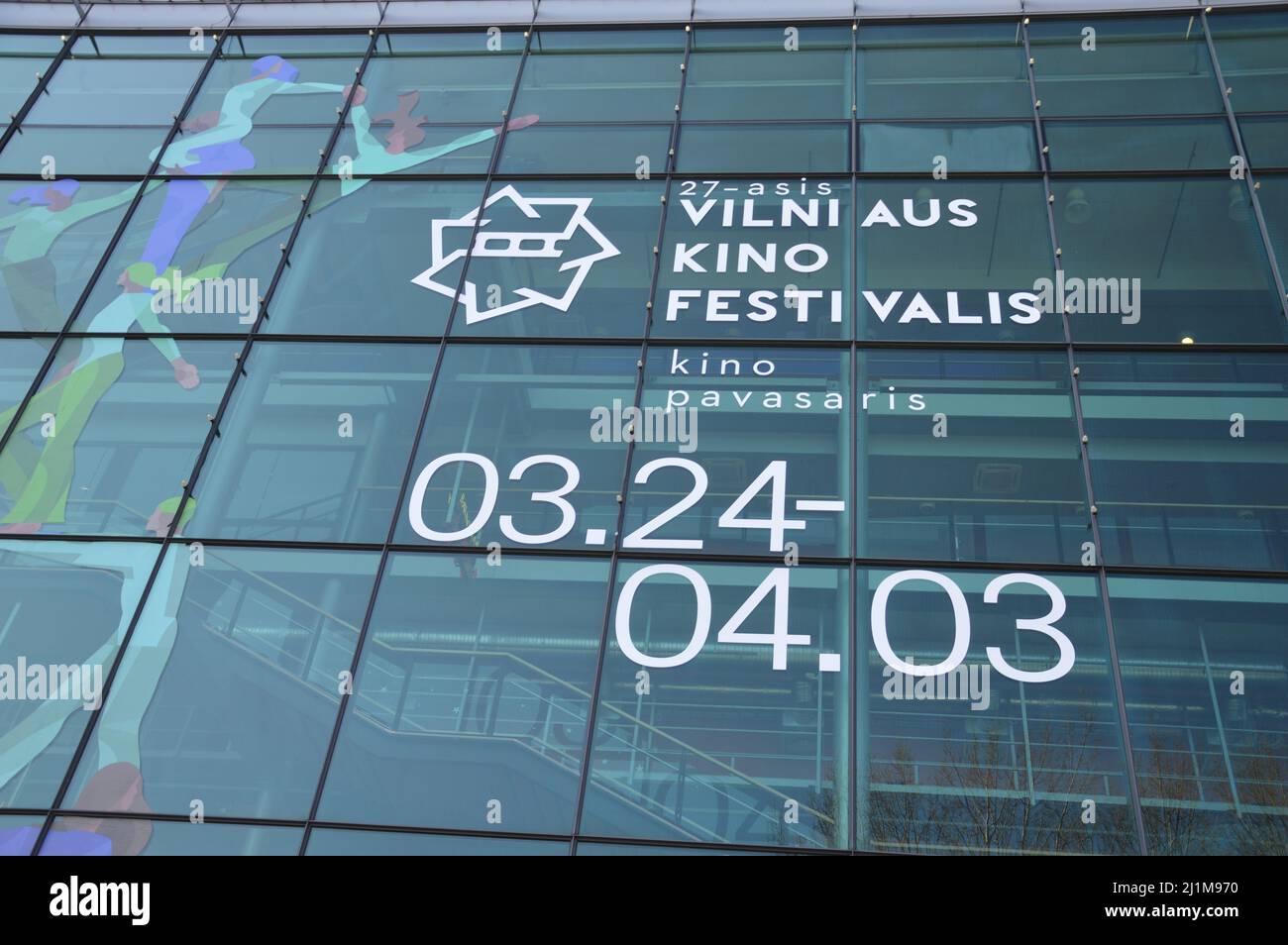 Vilnius International Film Festival in Lithuania - March 2022 Stock
