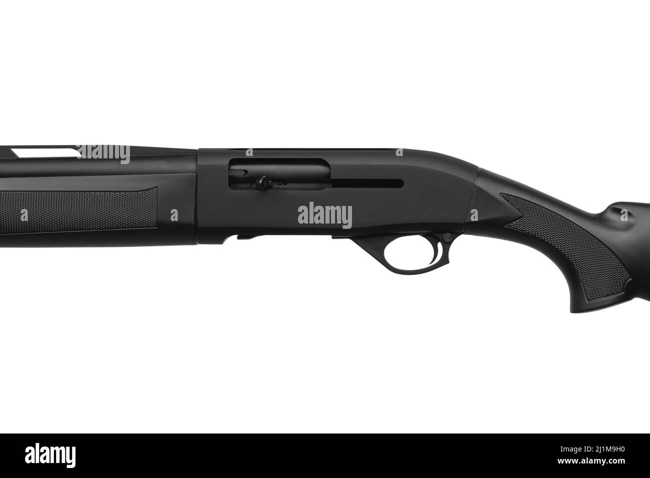 Modern semiautomatic left hand shotgun. Weapons for sports and hunting
