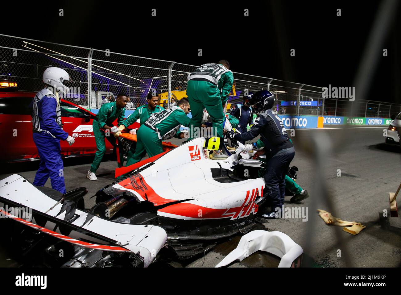 Jeddah, Saudi Arabia. 26th Mar, 2022. 47 Mick Schumacher (DEU, Haas F1