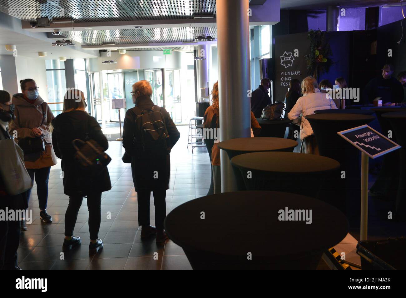 Vilnius International Film Festival in Lithuania March 2022 Stock