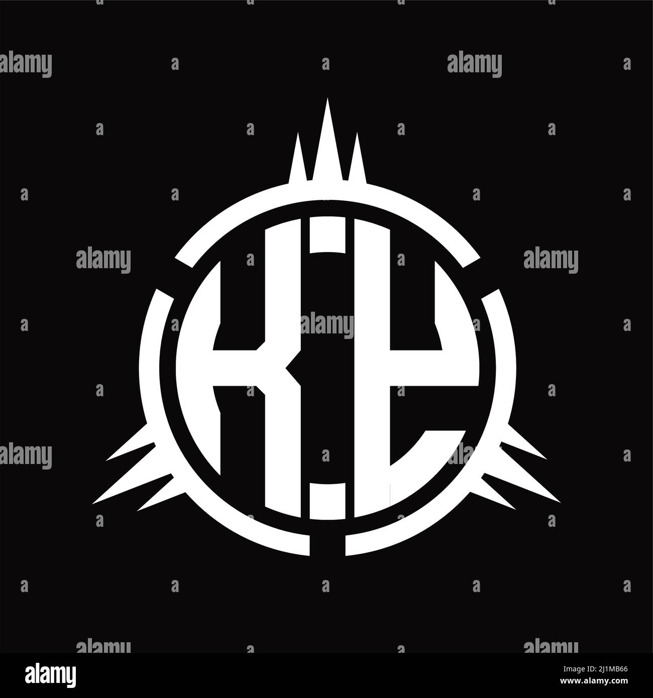 Initial k and y Stock Vector Images Alamy