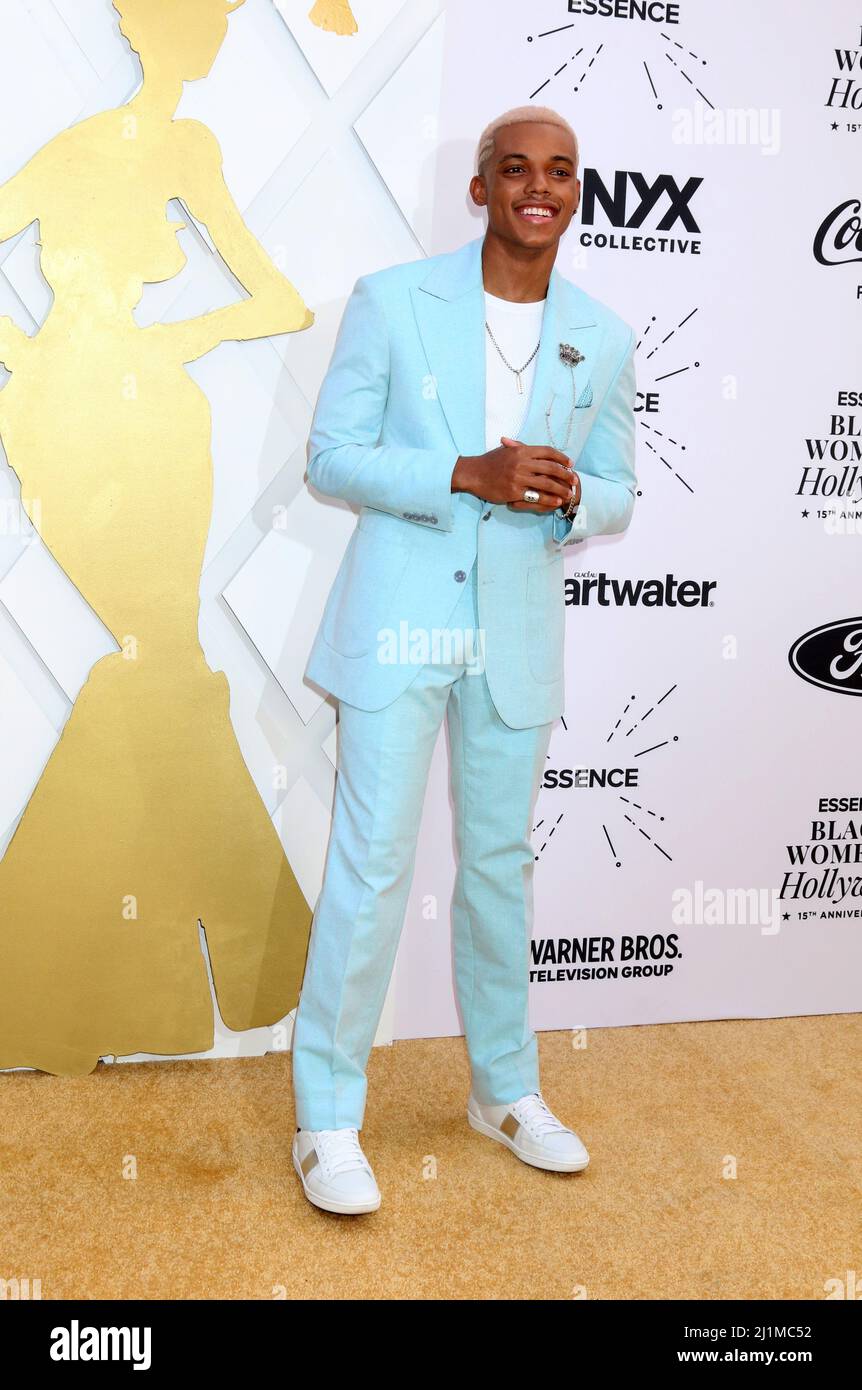 Beverly Hills, USA. 24th Mar, 2022. LOS ANGELES - MAR 24: Jabri Banks at the ?ESSENCE 15th Anniversary Black Women In Hollywood Awards at Beverly Wilshire Hotel on March 24, 2022 in Beverly Hills, CA (Photo by Katrina Jordan/Sipa USA) Credit: Sipa USA/Alamy Live News Stock Photo