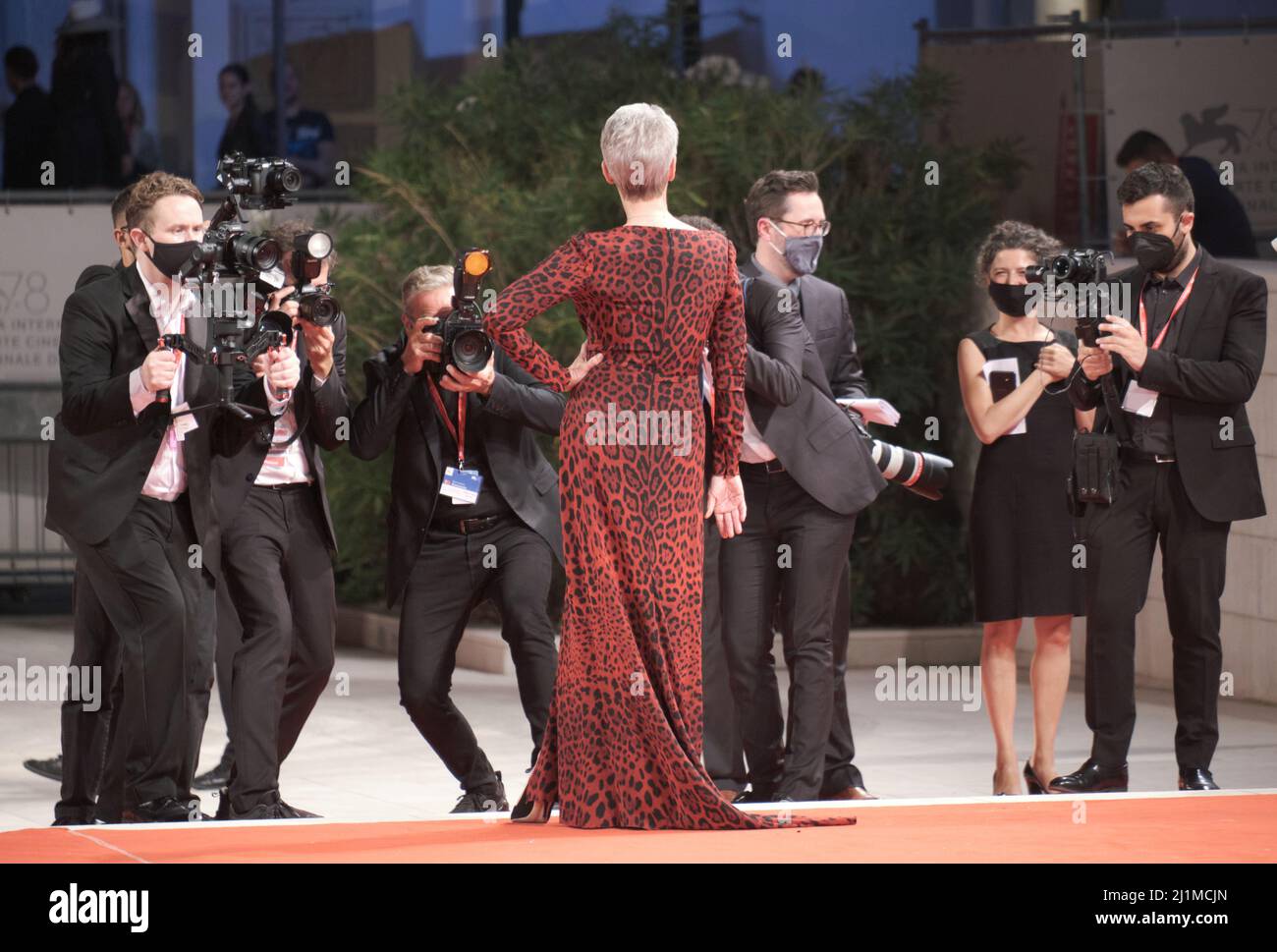 Venice, Italy. 08th Sep, 2021. Jamie Lee Curtis attending the Halloween Kills Premiere, 78th Venice Festival Stock Photo