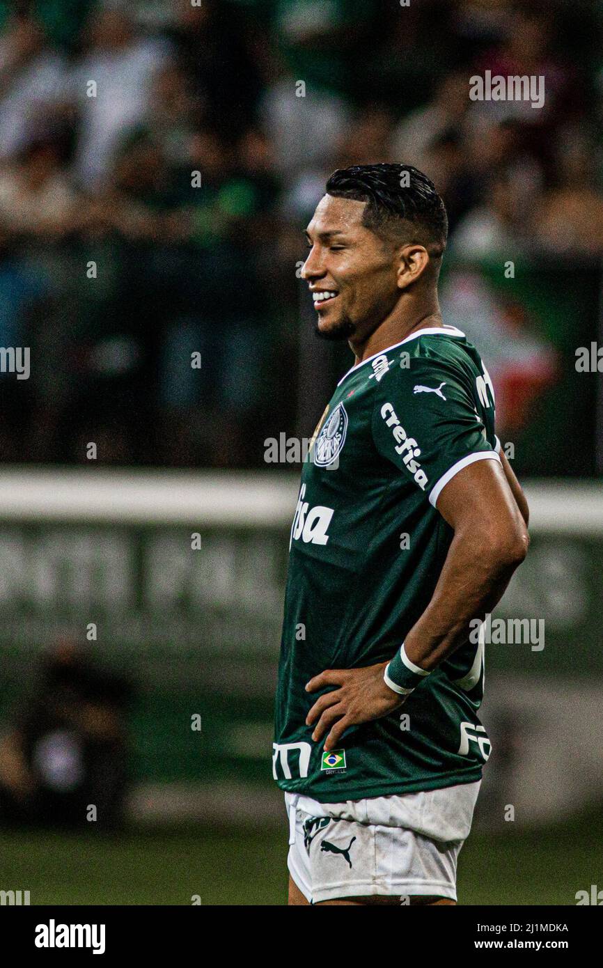 SP - Sao Paulo - 03/26/2022 - PAULISTA 2022, PALMEIRAS X BRAGANTINO - Rony  Palmeiras player during a