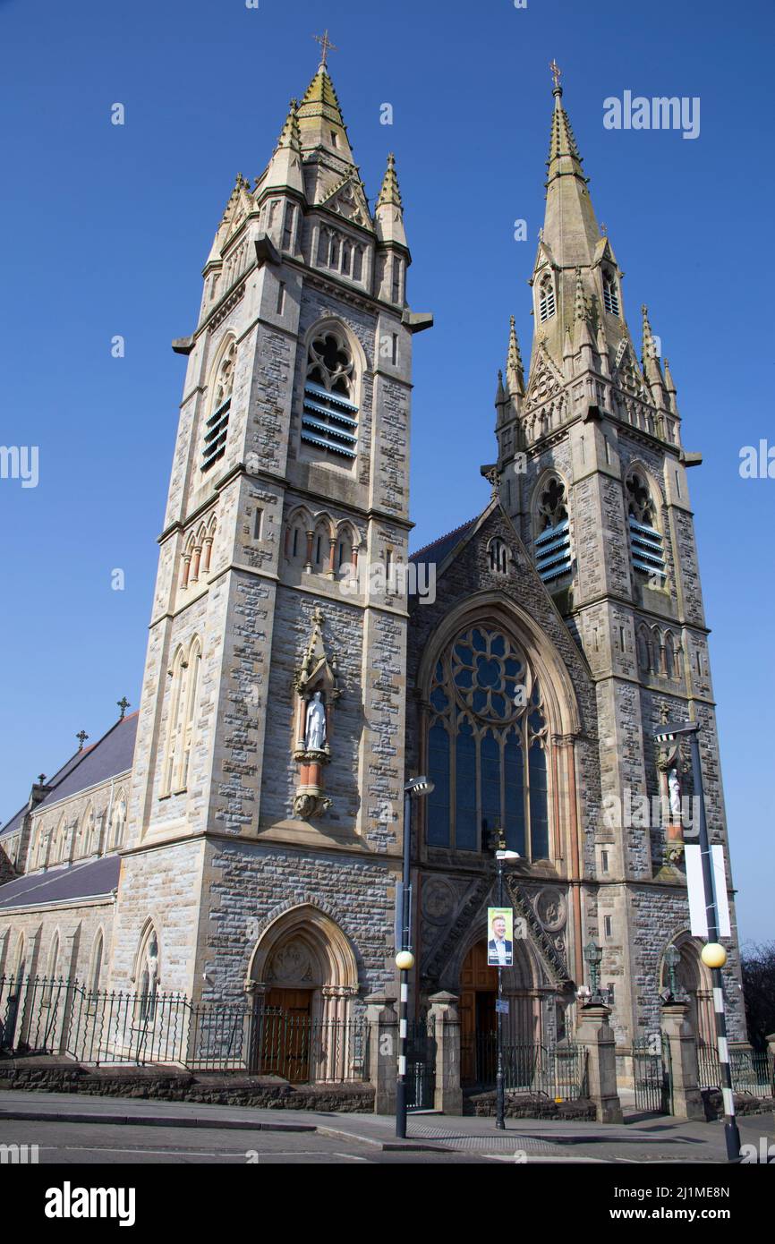 Sacred Heart Church Catholic church in Omagh, Northern Ireland Stock Photo