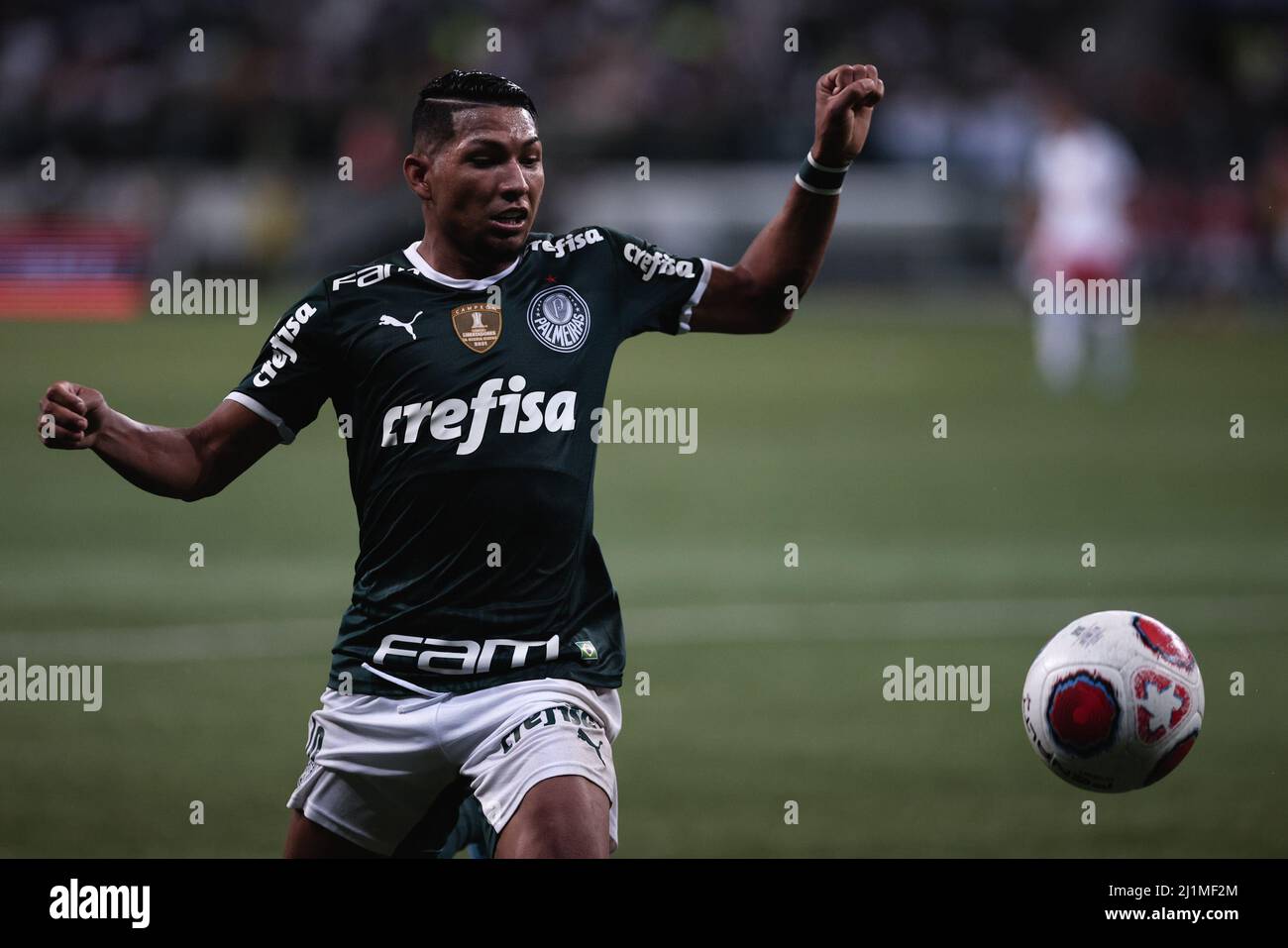 SP - Sao Paulo - 03/26/2022 - PAULISTA 2022, PALMEIRAS X BRAGANTINO - Rony  Palmeiras player during a