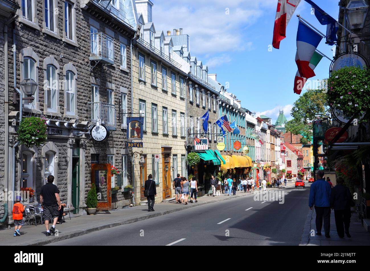 French style historic commercial building on Rue SaintLouis Street in