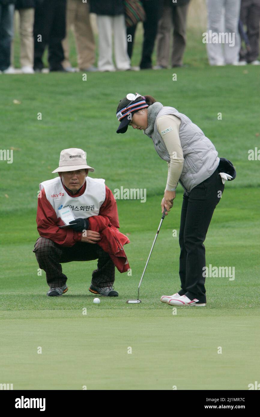Nov 1, 2009-Incheon, South Korea-Hye -Youn Kim of South Korea on the ...