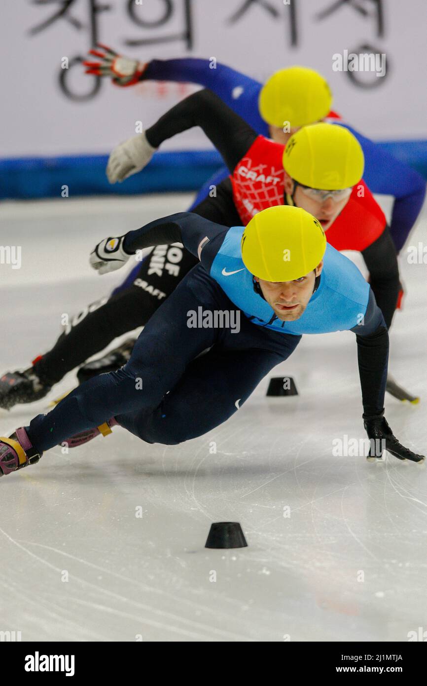 Isu world cup short track speed skating championship hires stock