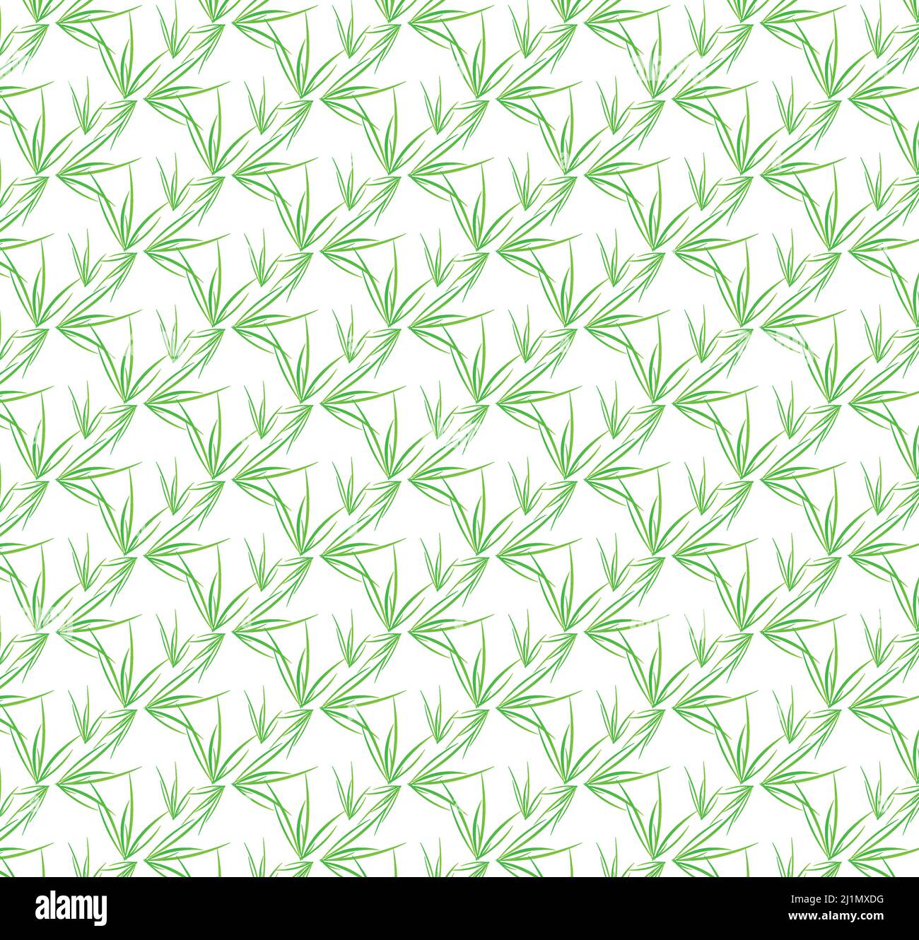 Grass Vector Seamless Repeting Pattern Stock Vector