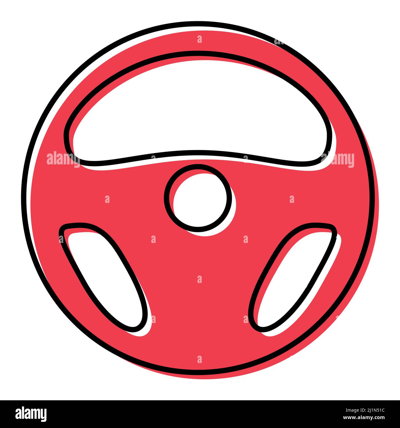 Auto car steering wheel icon, vehicle tire rim symbol, automotive race