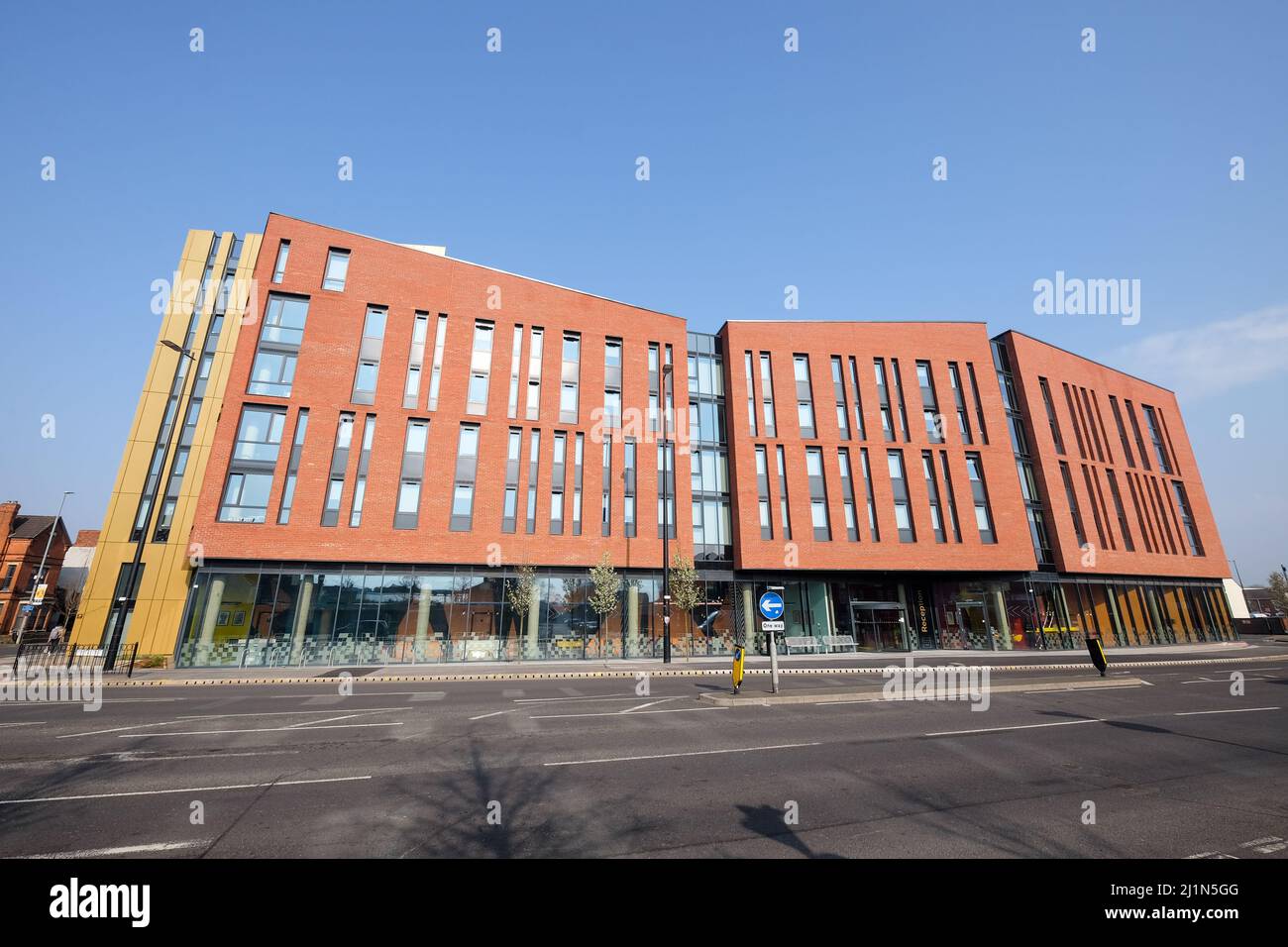 new build flats in loughborough leicestershire Stock Photo Alamy