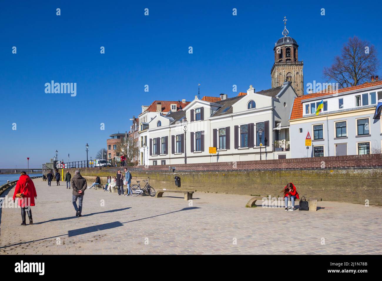 Ijssel along city hi-res stock photography and images - Alamy