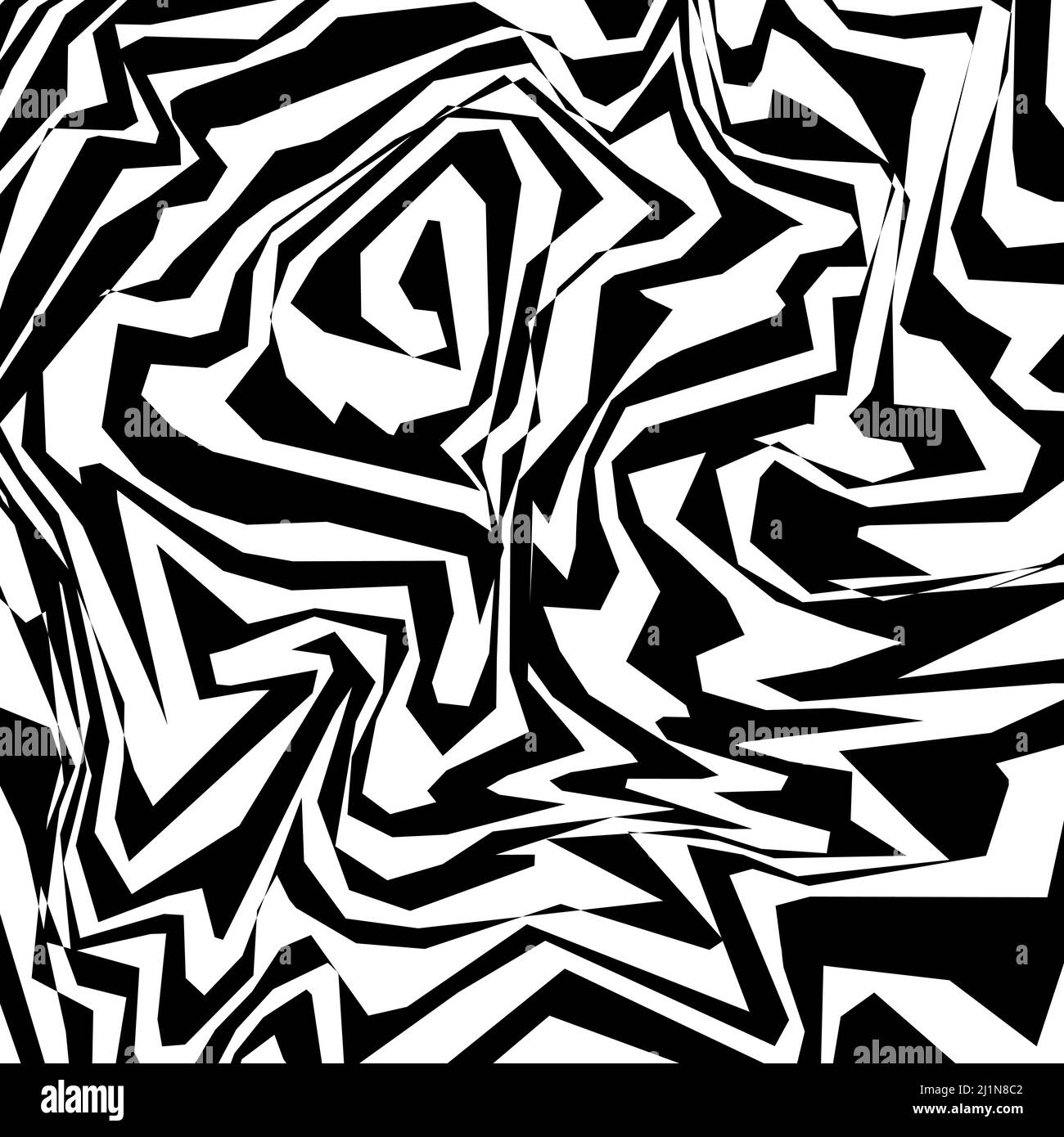 Swirl hypnotic black and white spiral. Monochrome abstract background ...